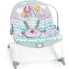 Image de BRIGHT STARTS Transat bébé évolutif Arc-en-Ciel rose Vibrations apaisantes 2 positions dinclinaison jusquà 30 mois