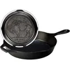 Image de Lodge   Poêle en fonte naturelle 26cm   Buffalo   Tous feux   Made in USA