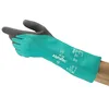 Image de Ansell AlphaTec 58-735 Gants de Travail Nitrile Resistant Coupure, Produits Chimiques et Liquides, Gants de Protection Industriels, Travaux Lourds, Vert (6 Paires)