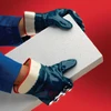 Image de Gants Hycron 27-805 T. 11 blanc/bleu jersey de coton avec nitrile EN 388 cat. II