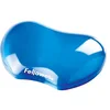 Image de Fellowes Mini Repose Poignet Crystal Gel, Mini Repose-Poignet Ergonomique pour Souris Gel Transparent Bleu, 18 x 122 x 88 mm 91177-72