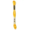 Image de Bulk Buy : DMC Faden Sechs Fil de broderie en coton - 7,95 m, Coton, Jaune varié., 12-Pack De