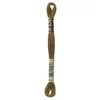 Image de Bulk Buy : DMC Faden Sechs Fil de broderie en coton - 7,95 m, Coton, Vert (doré foncé-olive)., 12-Pack