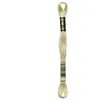 Image de Bulk Buy : DMC Faden Sechs Fil de broderie en coton - 7,95 m, Coton, Jaune/beige (jaune clair/beige)., 12-Pack