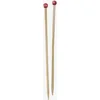 Image de DMC Aiguilles à Tricoter Bambou N°10, Bois, Bois et Rouge, 2 x 2 x 41 cm