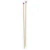Image de DMC Aiguilles à Tricoter Bambou N°4, Bois, Bois et Rose, 1, 5 x 41 cm