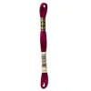 Image de Bulk Buy : DMC Faden Sechs Fil de broderie en coton - 7,95 m, Coton, Rouge (Very-Dark-Raspberry-Darker-than-3831), 12-Pack De
