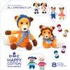 Image de DMC - Book n° 2 Crochet Happy Cotton, 8 motifs animaux - AMIGURUMIS | Format du livre 15 x 15 cm