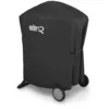 Image de Weber Housse de Barbecue pour Q1000/2000 avec Support/Chariot, Respirante, résistante aux UV et à l'eau, Protection Contre Le Vent et Les intempéries, avec Fermeture Velcro - Noir (7120)