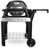 Image de Weber Pulse 2000 Barbecue électrique avec Chariot, Surface de Cuisson 49 x 39cm, températures supérieures à 300°C, régulateur de température numérique & thermomètre - Noir (85010053)