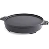 Image de Weber Dutch Oven 2-en-1 pour Gourmet BBQ System/cocotte en Fonte avec Couvercle utilisable comme poêle   Noir (8857)