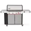 Image de Barbecue gaz WEBER Genesis SP-435 4 brûleurs réchaud latéral thermomètre digital sur chariot, 86x48 cm