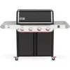 Image de Barbecue gaz WEBER Genesis E-435W, sur chariot, 5 brûleurs dont 1 latéral, surface de cuisson 86 x 48 cm