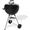 Image de Barbecue à charbon - Weber - Bar-B-Kettle - Ø47 cm - Thermomètre intégré - Acier émaillé - 6 couverts - Noir