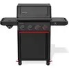 Image de Barbecue gaz WEBER Gaz Spirit EPX-435R Stealth, sur chariot, 5 brûleurs dont 1 latéral, surface de cuisson 61 x 45