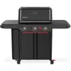 Image de Barbecue gaz WEBER Genesis E-330WR Stealth, sur chariot, 3 brûleurs, surface de cuisson 68 x 48 cm