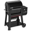 Image de Barbecue pellet WEBER Searwood 600 black, sur chariot, surface de cuisson 61 x 45cm, thermostat digital
