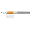 Image de Fiskars Cutter de précision Softgrip, Longueur totale : 15,9 cm, Acier/Plastique, Argent/Orange, 1003885