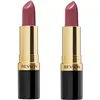 Image de 2 x Revlon Super Lustrous Crème Lipstick 4.2g - 415 Pink In The Afternoon