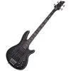 Image de Schecter Hellraiser Extreme-4 See Thru Black Satin