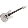 Image de Schecter Guitare électrique 432 C-6 Deluxe à corps solide, blanc satiné