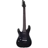 Image de Schecter C-7 Deluxe Satin Black LH guitare électrique à 7 cordes pour gauchers