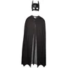 Image de Déguisement Kit Cape et Masque Batman pour Adulte, Noir, Taille Unique