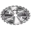 Image de Makita B-08006 M Force Lame de scie circulaire pour couper le bois, 24 dents, 165 x 20 mm   Rouge/argent