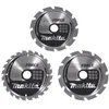 Image de Aparoli B-33906 Lot de 3 lames de scie circulaire Makita Mak-Force190 mm pour scie circulaire sans fil