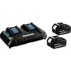 Image de Pack Énergie 18 V Li-Ion (2x6,0 Ah) avec chargeur double dans MAKPAC - MAKITA 198077-8