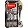 Image de Jeu de clés mixtes à cliquet et serrage rapide 8 à 19 mm (8 pcs) - MAKITA  B-65523