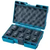 Image de Coffret 9 douilles MAKITA pour boulonneuses à choc 1/2 - B66232