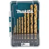 Image de Makita D-72849 Lot de 10 forets HSS TIN