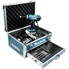 Image de Perceuse à percussion 18V (2x1,3 Ah) dans coffret avec accessoires - MAKITA HP457DWEX4