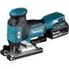 Image de Scie sauteuse pendulaire sans fil Makita DJV181RTJ 18 V avec 2 batteries, chargeur rapide et dans la valise
