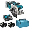 Image de Makita Handheld Circular Saw 51 mm 18 V In Box Makpac with 2 batteries 4 Ah + Charger, DSS501RTJ 0 Wattsw, 18 Voltsv