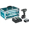 Image de Perceuse visseuse 18V Black Edition (2x5.0 Ah) en coffret alu - MAKITA DDF485TX2B