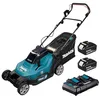 Image de Makita DLM432PG2 Tondeuse 36 V => 2 x 18 V Li-Ion + 2 batteries 18V 6Ah Li-ion + chargeur DC18RD