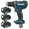 Image de PERCEUSE VISSEUSE MAKITA SANS FIL 18 V 3 BATTERIES 5 AH 13 MM - DDF482RM3J