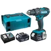 Image de Perceuse à percussion 18V LXT (2x4,0 Ah) en MAKPAC - MAKITA DHP482RMJ