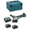 Image de Meuleuse Ø 125 mm 2x5Ah 18V LXT ® MAKITA DGA508RTJ en MAKPAC