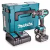 Image de Perceuse Visseuse à Percussion MAKITA DHP484RTJ 18V Li-ion Ø13mm (2 x 5Ah) + chargeur + Mak-Pack complet