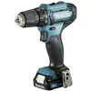 Image de  Perceuse-visseuse sans fil 12 V max. / 2,0 Ah, 2 batteries + chargeur dans coffret de transport avec lampe de batterie ML106