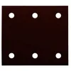 Image de 10 FEUILLES RECTANGULAIRES MAKITA ABRASIVES 114X102 MM GRAIN 320 - 3 + 3 TROUS - AUTO-AGRIPPANT-P330870-320