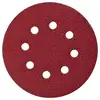 Image de 10 disques abrasifs MAKITA Ø 125 mm Red Auto-agrippant avec 8 trous