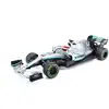Image de Maisto Tech R/C F1 Mercedes AMG Petronas W10 (2019) Voiture télécommandée Lewis Hamilton à l'échelle 1:24 Formule 1 2,4 GHz Commande poignée pistolet 22 cm Argent (582352)