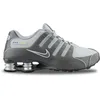 Image de Nike Shox NZ 378341-009 Chaussures de Sport pour Homme, Gris foncé, Gris foncé, Loup, Gris Volt, Noir, Argent métallisé, 41 EU