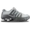 Image de Nike Shox NZ 378341-009 Chaussures de Sport pour Homme, Gris foncé, Gris foncé, Loup, Gris Volt, Noir, Argent métallisé, 44.5 EU