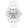Image de Guess Watches Phoenix Montre Homme Analogique Quartz avec Bracelet Silicone GW0203G2