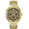 Image de GUESS Hommes Analogique Quartz Montre avec Bracelet en Acier Inoxydable GW0576G2